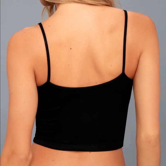 Lulu’s Sarabelle Strappy Black Bralette - Picture 4 of 9